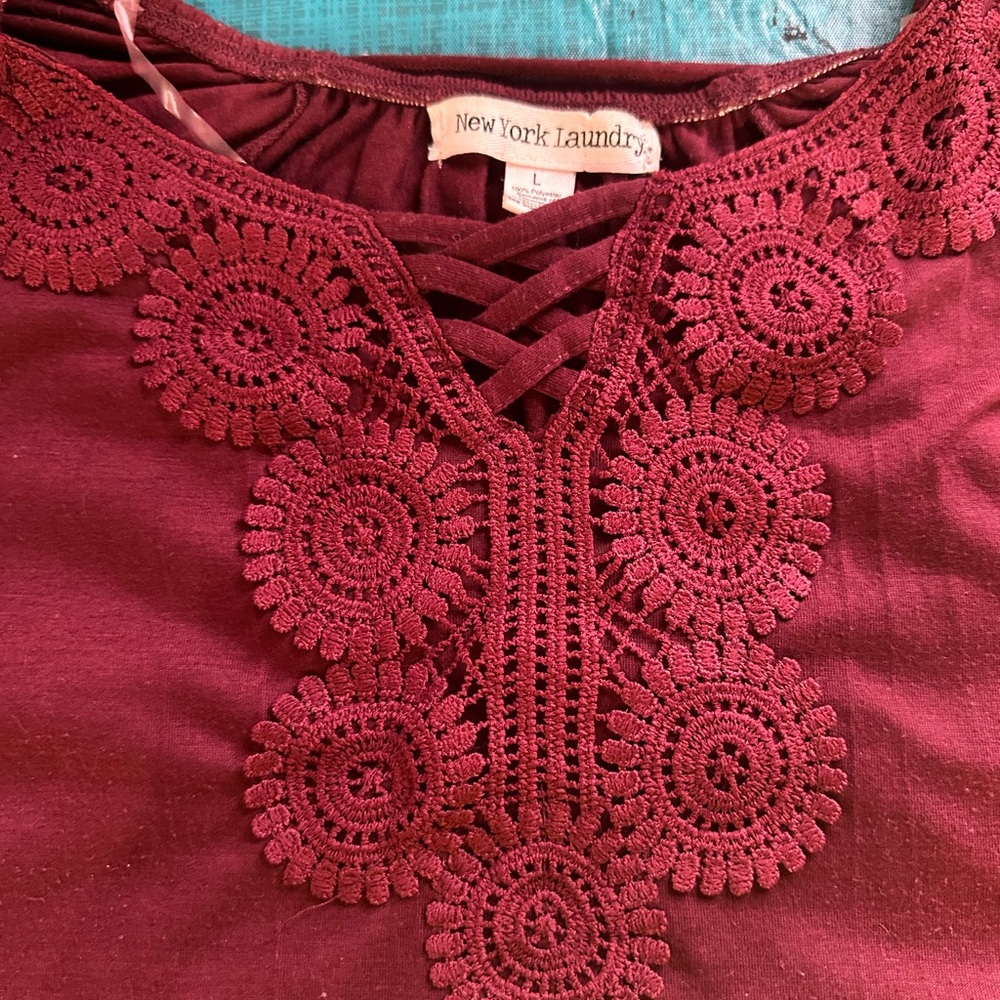 Maroon ladies top